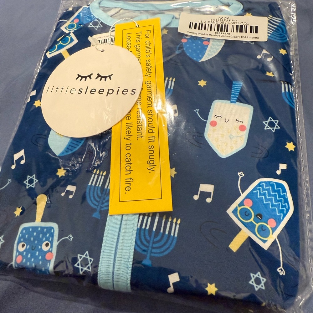 Little Sleepies Hanukkah NWT